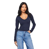 T-shirt à manches longues No Boundaries pour femmes Tailles TP–TTG