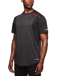 AND1 Haut Performance à manches courtes pour hommes et grands hommes, jusqu'à la taille XL
