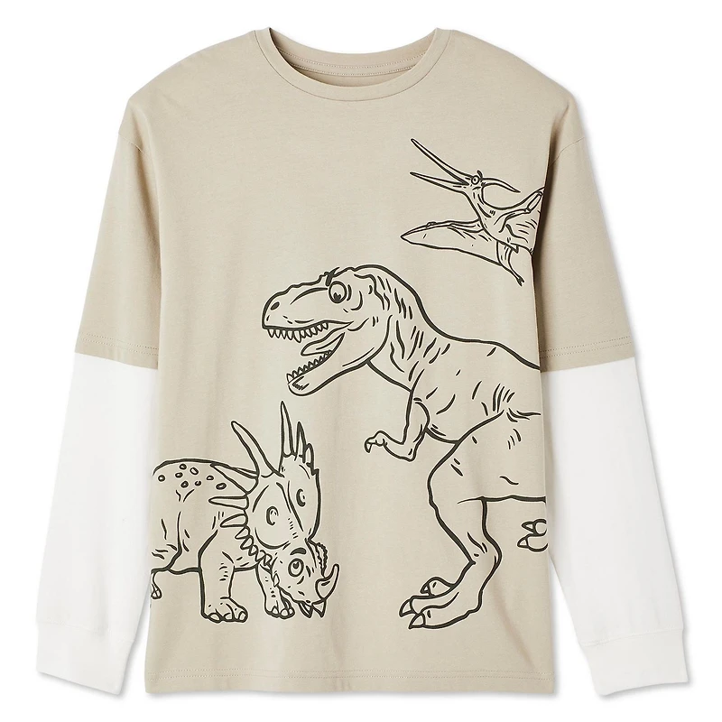 George Boys' Long Sleeve Fooler Tee