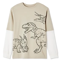 George Boys' Long Sleeve Fooler Tee