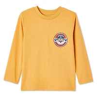 Haut à manches longues Pat'Patrouille pour petits garçons Tailles 2T-5T