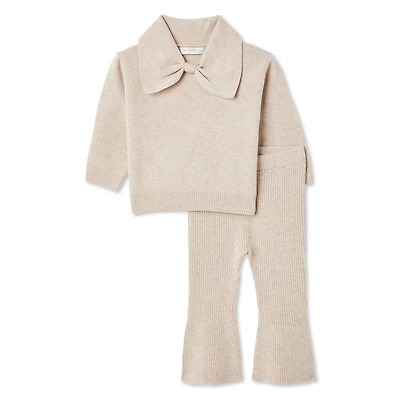 Ensemble 2 pièces avec chandail George pour bébés filles Tailles 0-24 mois