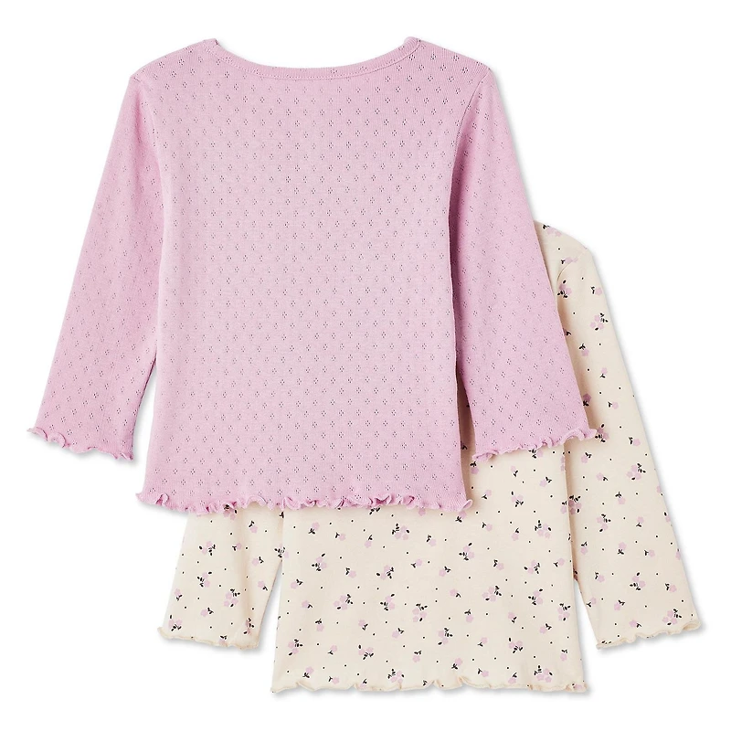George Baby Girls' Knit Top 2-Pack