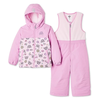 Habit de neige 2 pièces Pat’Patrouille pour petites filles Tailles 2T-5T