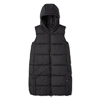 Manteau sans manches long piqué George pour filles
