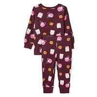 George Baby Girls' Pajama 2-Piece Set