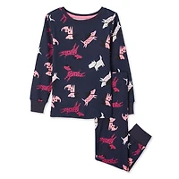 Pyjama 2 pièces George pour petites filles Tailles 2T-5T