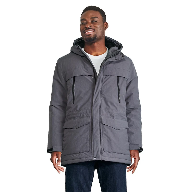 Parka à capuchon George pour hommes