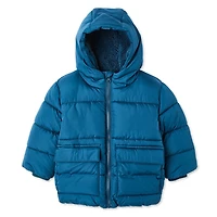 George Toddler Boys' Hooded Puffer Jacket