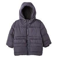 George Toddler Boys' Hooded Puffer Jacket, Sizes 2T-5T