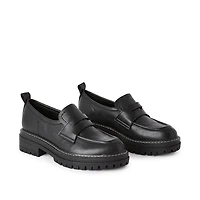 Time and Tru Women's Penny Loafers, Wide Width Sizes 6-10