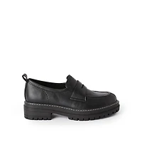 Time and Tru Women's Penny Loafers, Wide Width Sizes 6-10