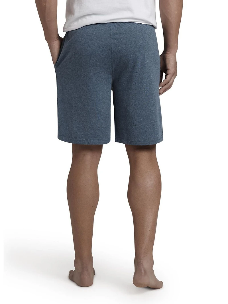 Chaps Men's 2-Pack Jersey Loungewear Sleep Shorts with Pockets