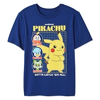 Pokemon Boys' Pikachu Tee, Sizes XS-XL