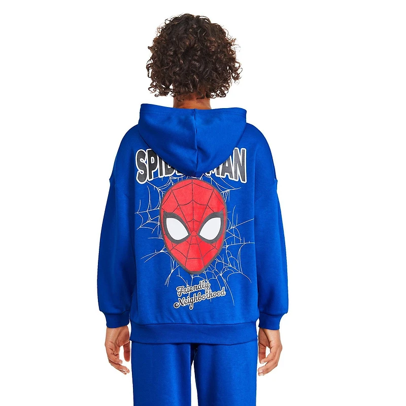 Marvel Boys' Spider-Man Fleece Hoodie, Sizes XS-XL