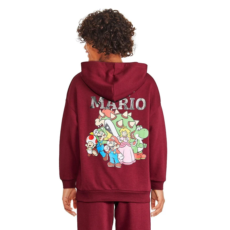 Nintendo Boys' Super Mario Fleece Hoodie