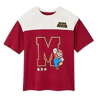 Super Mario Boys' Short Sleeve Tee, Sizes XS-XL
