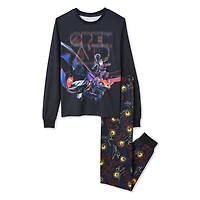Pyjama 2 pièces Dragons pour garçons Tailles TP-G
