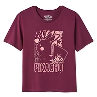 T-shirt à manches courtes Pikachu Pokemon pour filles