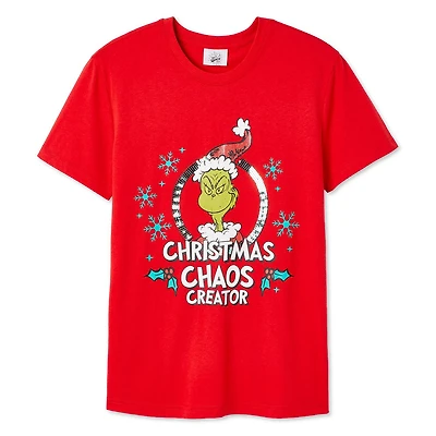 T-shirt à manches courtes Le Grinch pour femmes