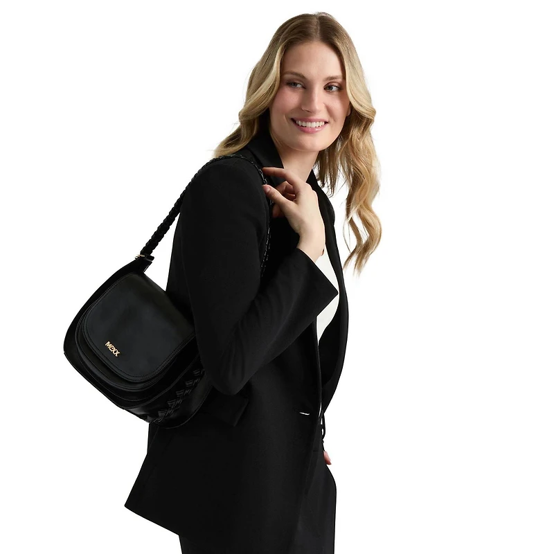 Mexx Femmes Sac à bandoulière en faux cuir Taille: 28 x 12 x 20 (CM)