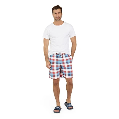 Chaps Men's Fleece Loungewear Sleep Shorts with Pockets