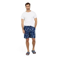 Chaps Men's Fleece Loungewear Sleep Shorts with Pockets