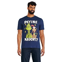 T-shirt à manches courtes Le Grinch pour hommes Tailles P-TG