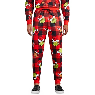 The Grinch Men's Fleece Jogger, Sizes S-XL