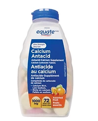 Equate Ultra Fort Antiacide au Calcium, Fruits Assortis 1000mg