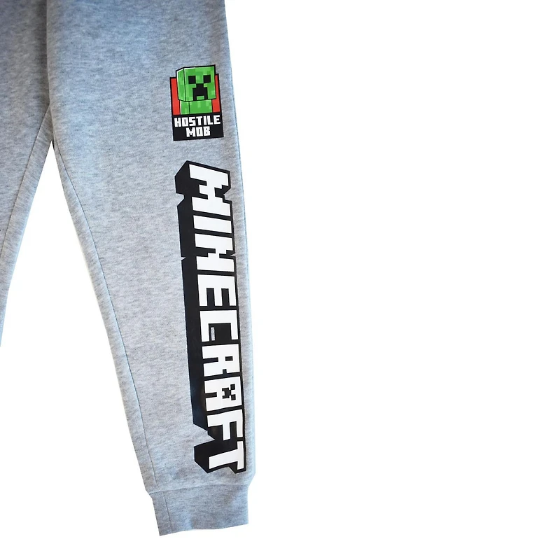 Boys Minecraft Creeper Badge Joggers