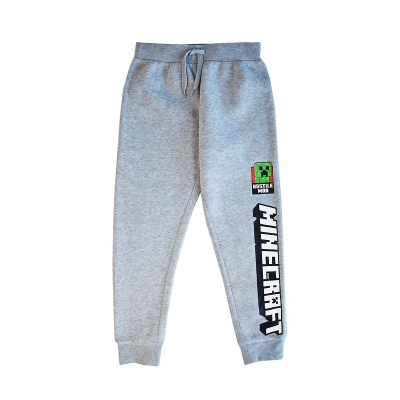 Boys Minecraft Creeper Badge Joggers