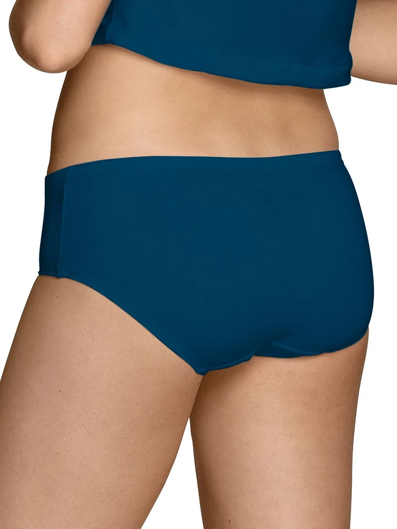 Fruit of the Loom Women's Ultra Soft Modal Hipster Underwear, 4 pack, Sizes: 5 - 8