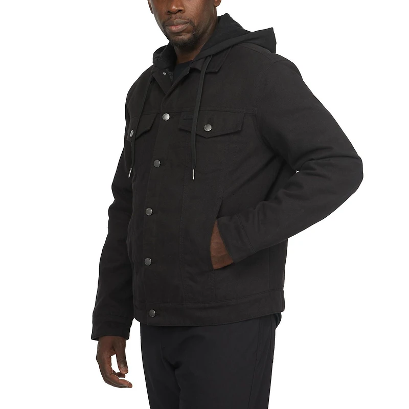 Veste en jean doublée avec capuche Mexx pour hommes