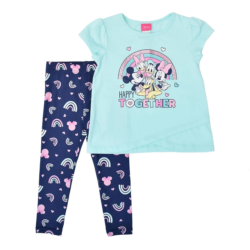 Disney Minnie Mouse ensemble legging pour filles