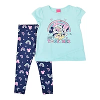 Disney Minnie Mouse ensemble legging pour filles