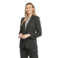 Mexx blazer à carreaux en tricot jacquard pour femme