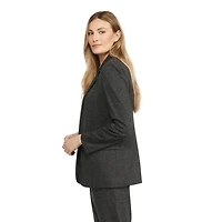 Mexx blazer à carreaux en tricot jacquard pour femme