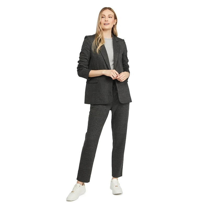 Mexx blazer à carreaux en tricot jacquard pour femme