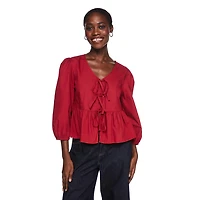George Women's Tie Front Top
