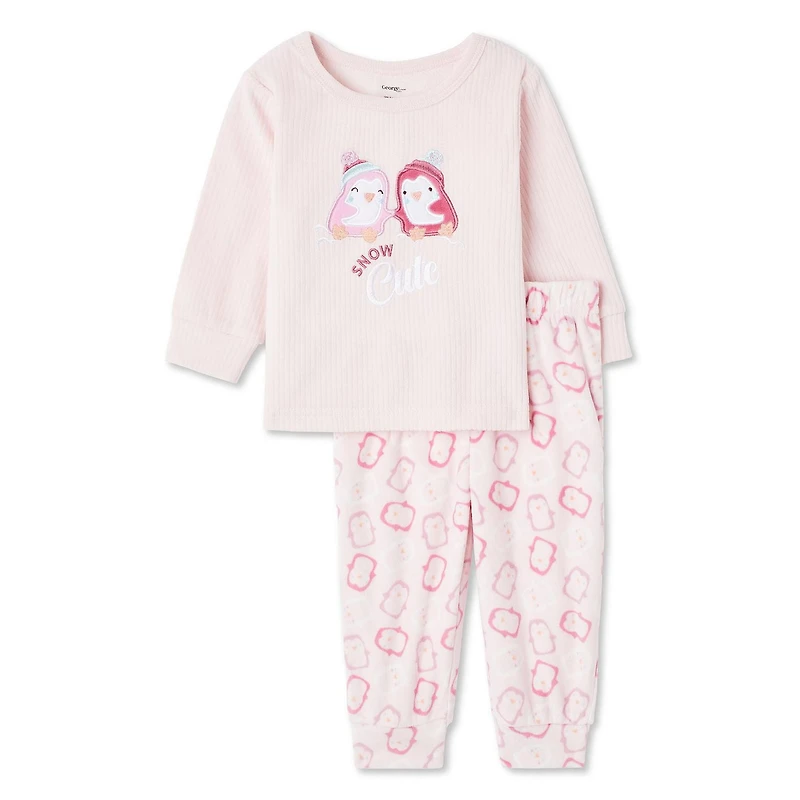Pyjama 2 pièces George pour bébés filles Tailles 0-24 mois