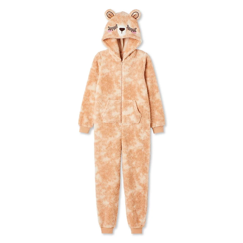 Grenouillère en peluche George pour filles Tailles TP–TG