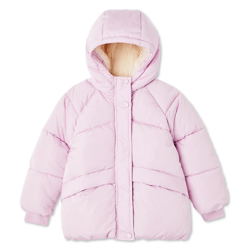 Doudoune longue George pour petites filles Tailles 2T-5T
