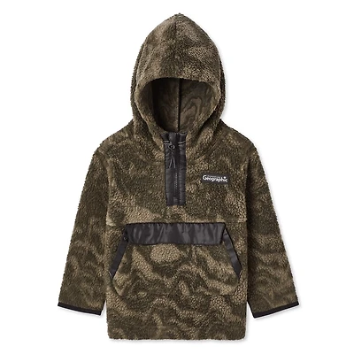 Chandail en fausse peau de mouton Canadiana x SGRC collection non genrée pour tout-petits Tailles 2T-5T