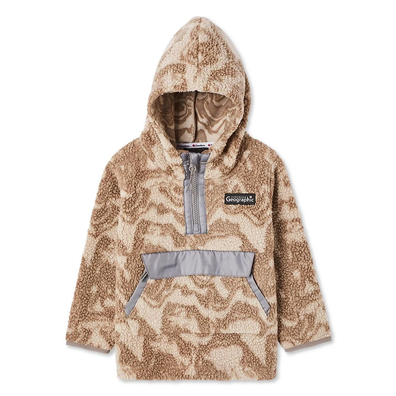 Chandail en fausse peau de mouton Canadiana x SGRC collection non genrée pour tout-petits Tailles 2T-5T