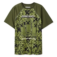 Minecraft Boys' Short Sleeve Tee, Sizes XS-XL