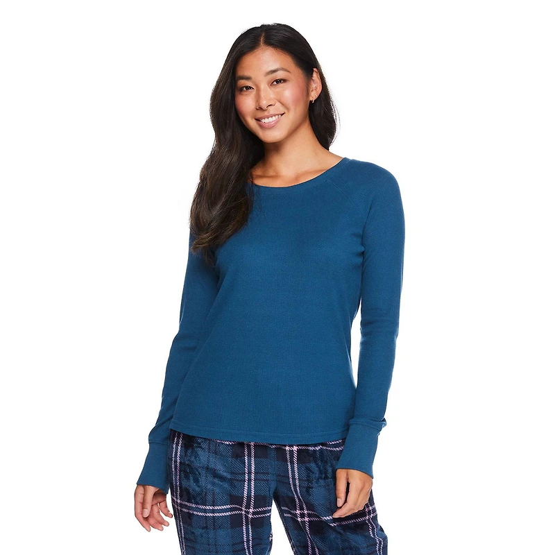 T-shirt de nuit en tricot gaufré George pour femmes Tailles TP–TTG