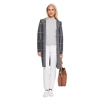 Manteau-cardigan à capuchon Iyla pour femmes