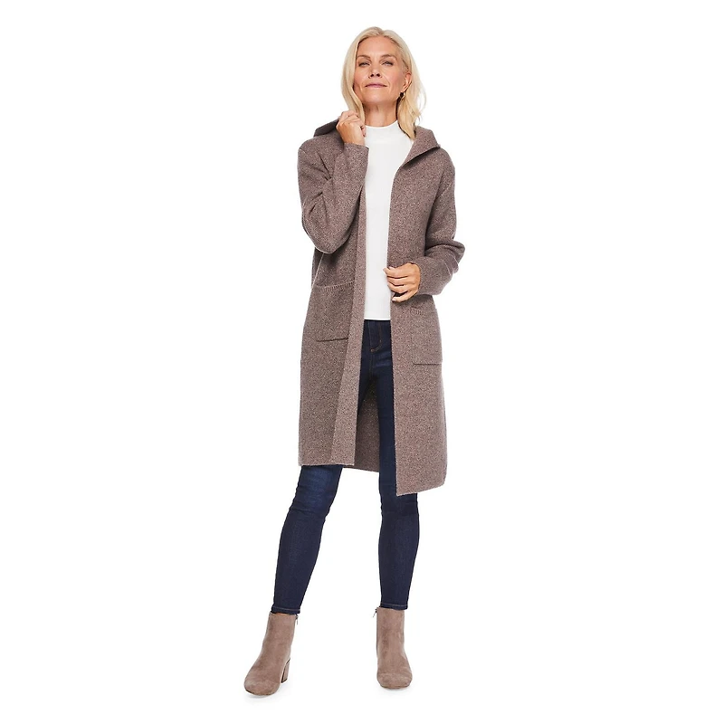 Iyla Women's Hooded Coatigan, Sizes S-XXL