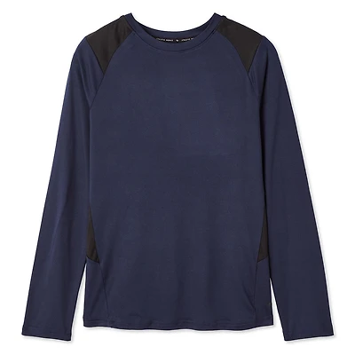 T-shirt technique à manches longues Athletic Works pour garçons